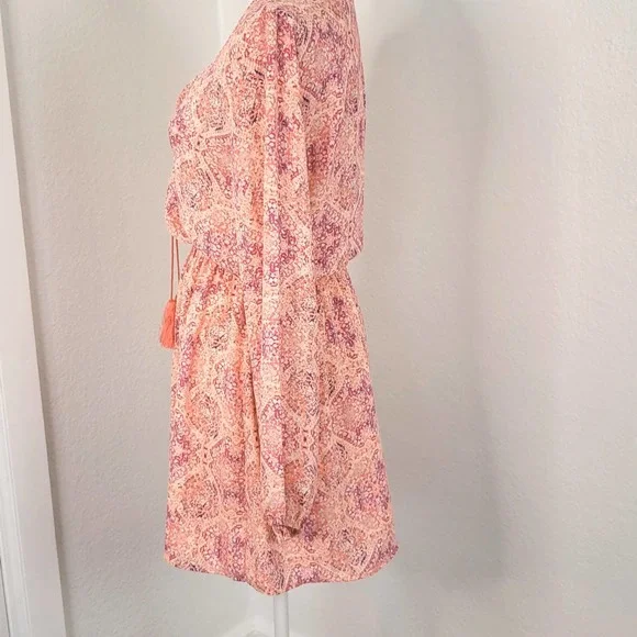Forever 21 women's Pink Floral Dress size Small - Picture 2 of 4